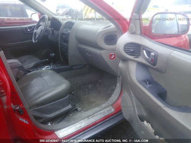 KM8SC13E94U588536 - 2004 HYUNDAI SANTA FE GLS/LX RED photo 5