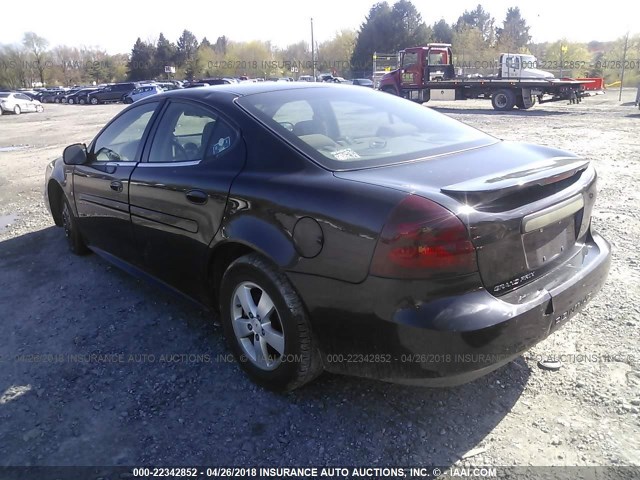 2G2WP552881106603 - 2008 PONTIAC GRAND PRIX BLACK photo 3