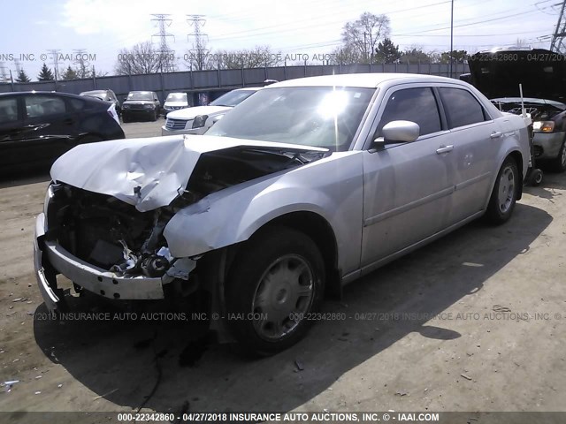 2C3KA53G96H537986 - 2006 CHRYSLER 300 TOURING SILVER photo 2