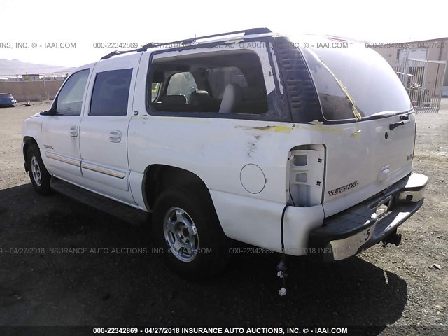 3GKFK16T04G332764 - 2004 GMC YUKON XL K1500 WHITE photo 3