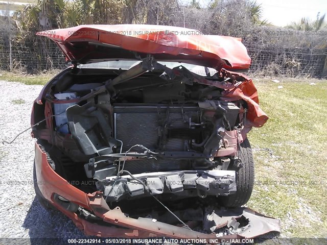 5TFAZ5CN7GX016180 - 2016 TOYOTA TACOMA DBL CAB/SR5/TRD SPORT/OR ORANGE photo 6