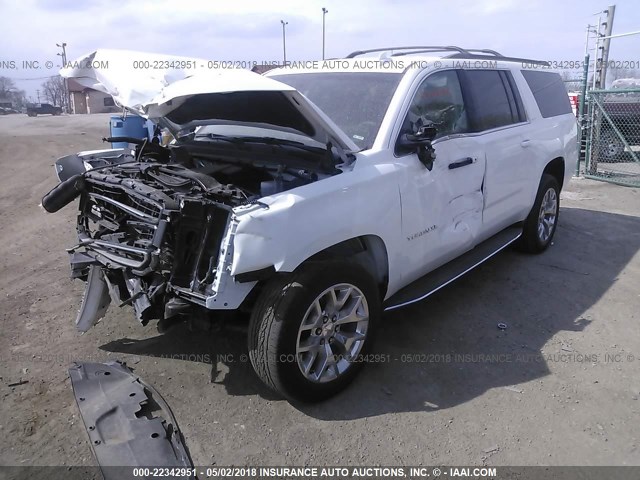 1GKS2FKC7GR401228 - 2016 GMC YUKON XL K1500 SLE WHITE photo 2