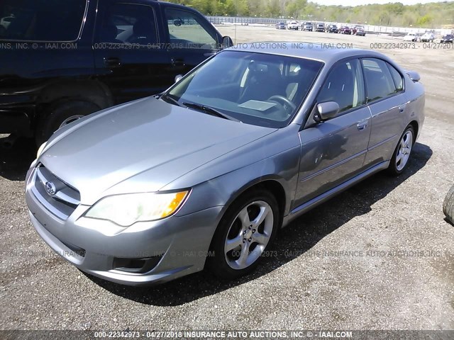 4S3BL616987206099 - 2008 SUBARU LEGACY 2.5I GRAY photo 2