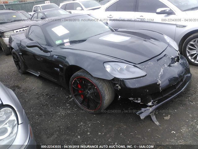 1G1YN2DT4C5800224 - 2012 CHEVROLET CORVETTE ZR-1 BLACK photo 1