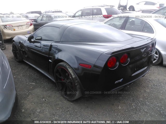 1G1YN2DT4C5800224 - 2012 CHEVROLET CORVETTE ZR-1 BLACK photo 3