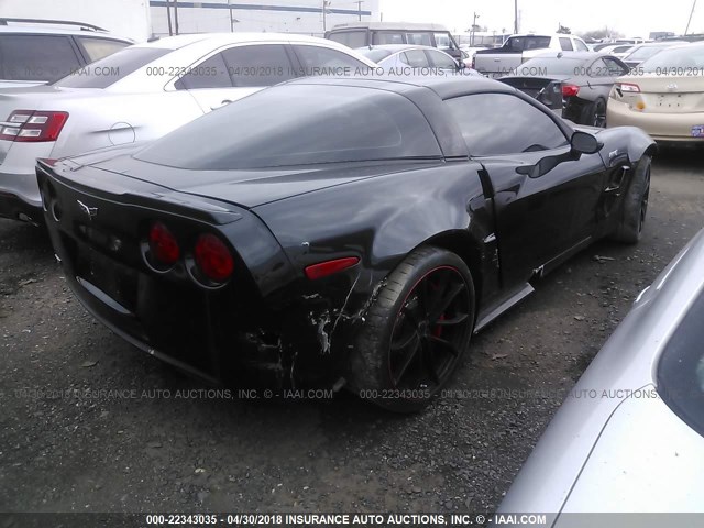 1G1YN2DT4C5800224 - 2012 CHEVROLET CORVETTE ZR-1 BLACK photo 4