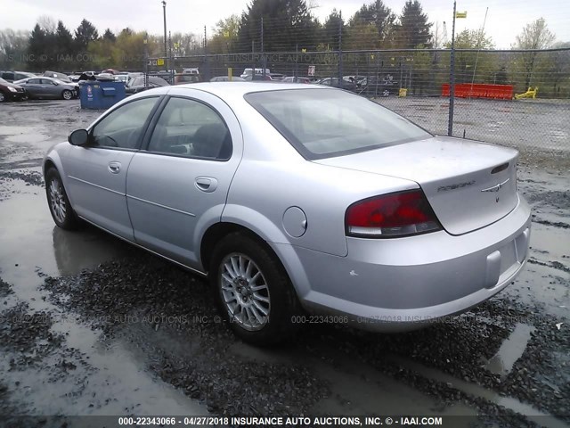 1C3EL56RX5N657502 - 2005 CHRYSLER SEBRING TOURING SILVER photo 3