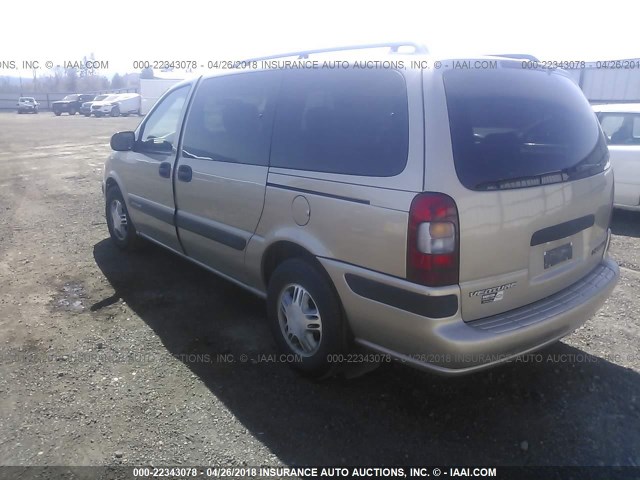 1GNDV23E95D144420 - 2005 CHEVROLET VENTURE LS BEIGE photo 3