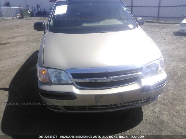 1GNDV23E95D144420 - 2005 CHEVROLET VENTURE LS BEIGE photo 6