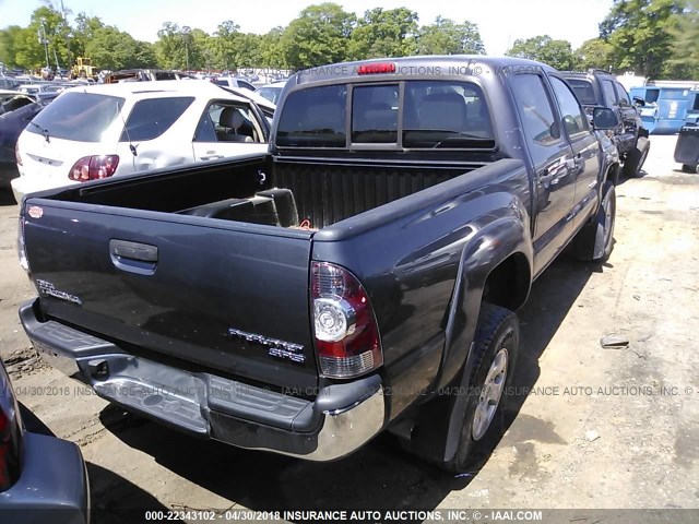 5TFJX4GN5DX015700 - 2013 TOYOTA TACOMA DOUBLE CAB შავი ფოტო 4
