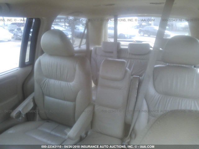 5FNRL38716B431555 - 2006 HONDA ODYSSEY EXL შავი ფოტო 8