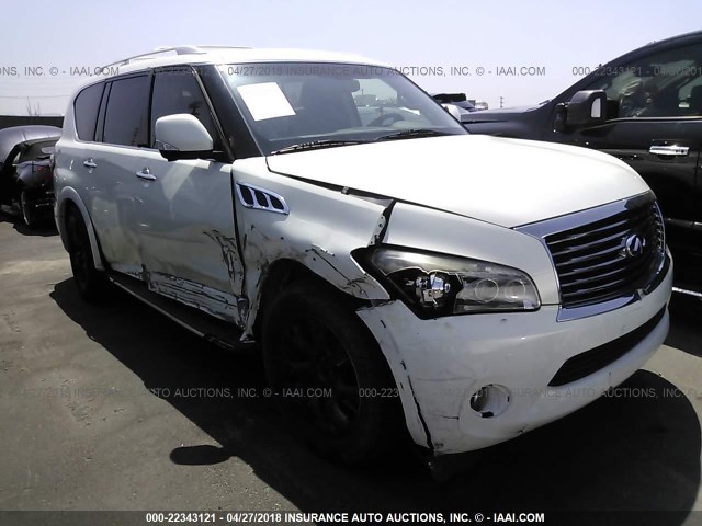 JN8AZ2NF2C9518313 - 2012 INFINITI QX56 WHITE photo 1