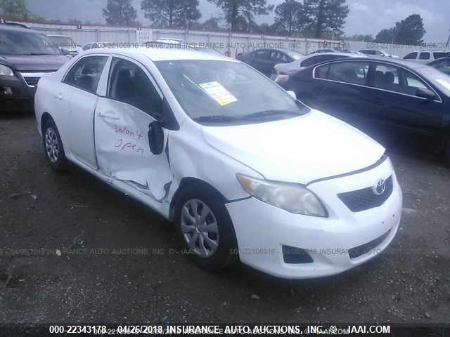 2T1BU4EE5AC408204 - 2010 TOYOTA COROLLA S/LE/XLE WHITE photo 1