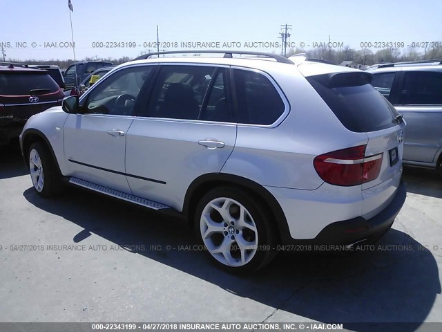 5UXFE83577LZ38103 - 2007 BMW X5 4.8I SILVER photo 3