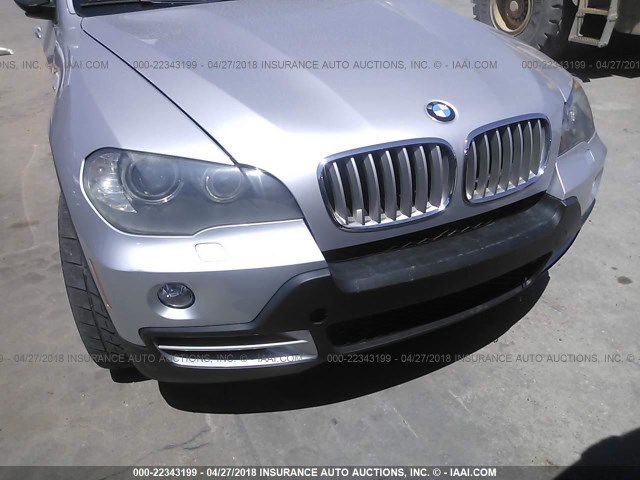 5UXFE83577LZ38103 - 2007 BMW X5 4.8I SILVER photo 6