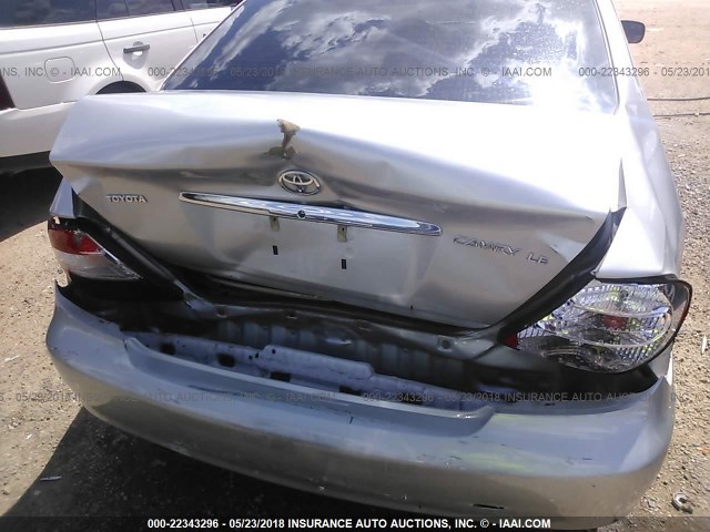 4T1BE32K93U759653 - 2003 TOYOTA CAMRY LE/XLE/SE 银色 照片 6