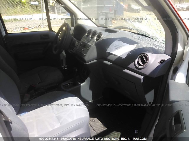 NM0LS7ANXDT126040 - 2013 FORD TRANSIT CONNECT XL WHITE photo 5