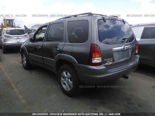 4F2CU081X2KM59865 - 2002 MAZDA TRIBUTE LX/ES 灰色 照片 3