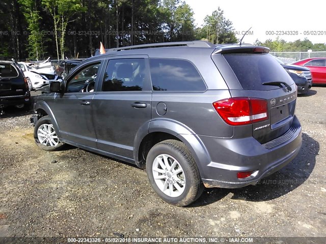 3C4PDCBG3FT668658 - 2015 DODGE JOURNEY SXT GRAY photo 3