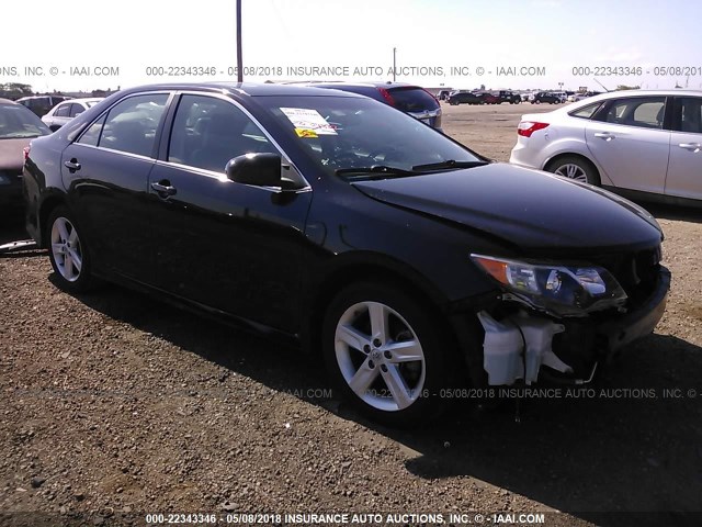 4T1BF1FK7EU359802 - 2014 TOYOTA CAMRY L/SE/LE/XLE 黑色 照片 1