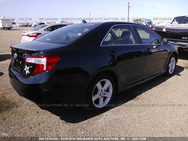 4T1BF1FK7EU359802 - 2014 TOYOTA CAMRY L/SE/LE/XLE 黑色 照片 4