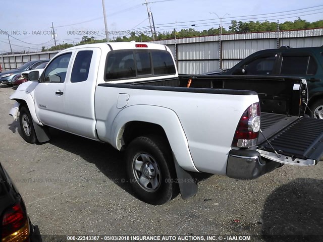 5TETU4GNXAZ691601 - 2010 TOYOTA TACOMA PRERUNNER ACCESS CAB WHITE photo 3