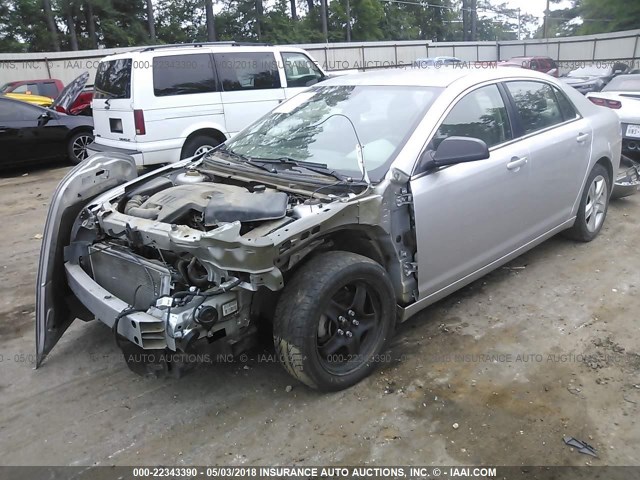 1G1ZB5E1XBF156099 - 2011 CHEVROLET MALIBU LS 银色 照片 2