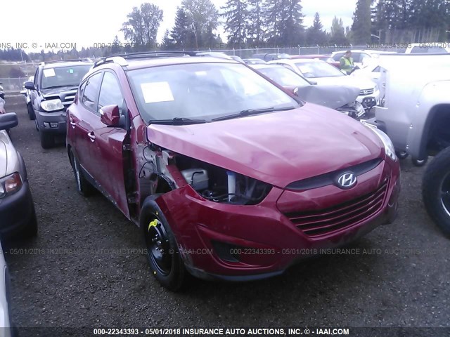 KM8JUCAC6CU346856 - 2012 HYUNDAI TUCSON GLS/LIMITED RED photo 1