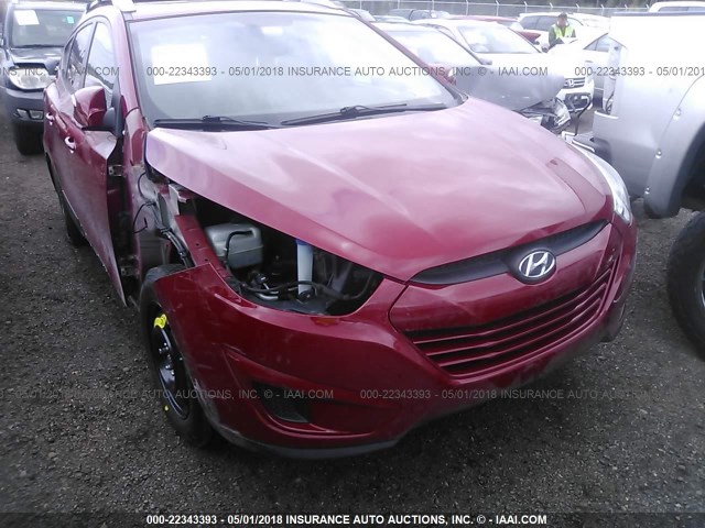 KM8JUCAC6CU346856 - 2012 HYUNDAI TUCSON GLS/LIMITED RED photo 6