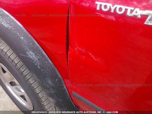 5TESM92N11Z724047 - 2001 TOYOTA TACOMA XTRACAB PRERUNNER წითელი ფოტო 6