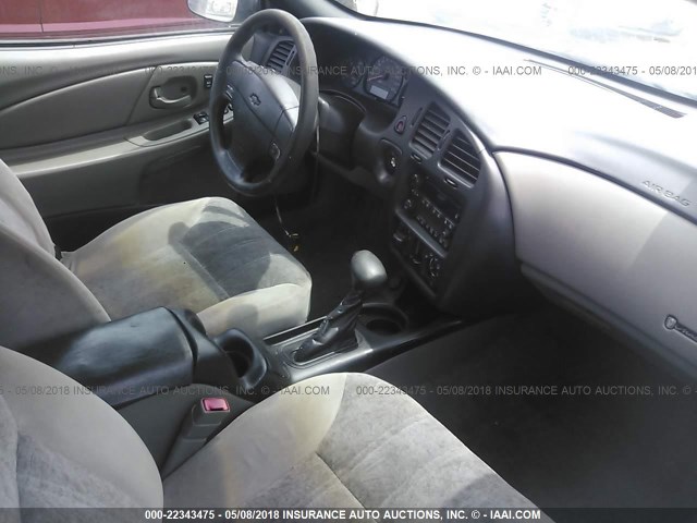2G1WW12EX39296705 - 2003 CHEVROLET MONTE CARLO LS ვერცხლისფერი ფოტო 5