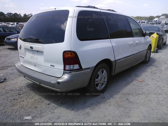 2FMZA53452BA53080 - 2002 FORD WINDSTAR SEL WHITE photo 4