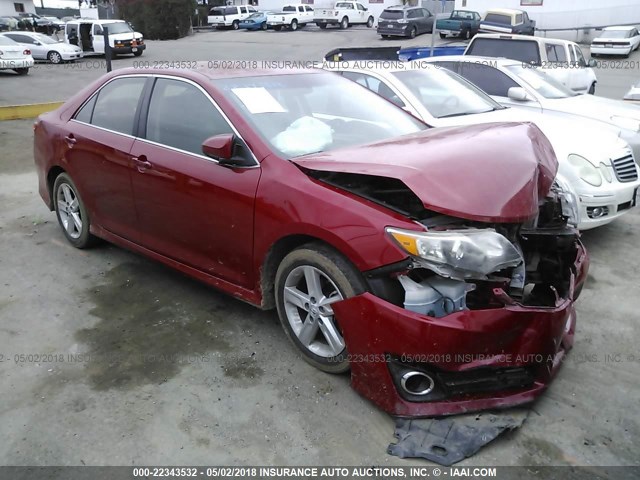 4T1BF1FK7DU665171 - 2013 TOYOTA CAMRY L/SE/LE/XLE 红色 照片 1