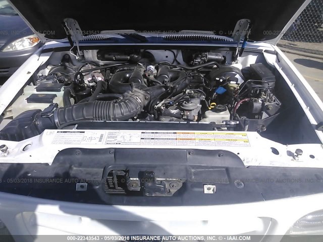 1FMDU75E2YZC68117 - 2000 FORD EXPLORER LIMITED 白色 照片 10