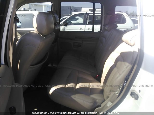 1FMDU75E2YZC68117 - 2000 FORD EXPLORER LIMITED 白色 照片 8