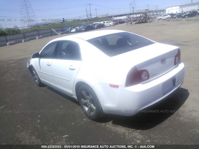 1G1ZC5E11BF280310 - 2011 CHEVROLET MALIBU 1LT 白色 照片 3