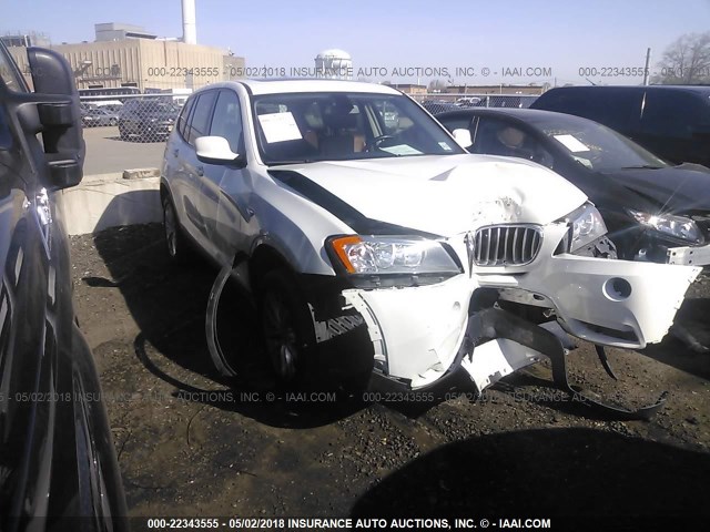 5UXWX9C52D0A25149 - 2013 BMW X3 XDRIVE28I WHITE photo 1