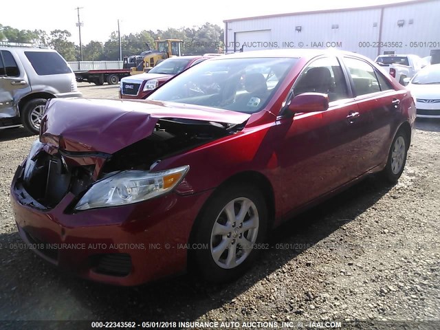4T4BF3EK7AR067970 - 2010 TOYOTA CAMRY SE/LE/XLE 红色 照片 2