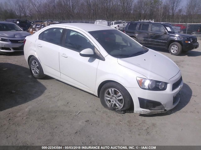 1G1JA5SHXC4210662 - 2012 CHEVROLET SONIC LS 白色 照片 1