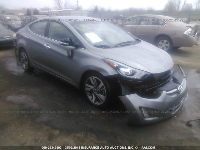 KMHDH4AE8FU362876 - 2015 HYUNDAI ELANTRA SE/SPORT/LIMITED GRAY photo 1