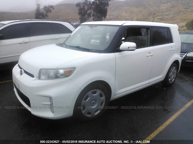 JTLZE4FE9DJ033232 - 2013 TOYOTA SCION XB WHITE photo 2