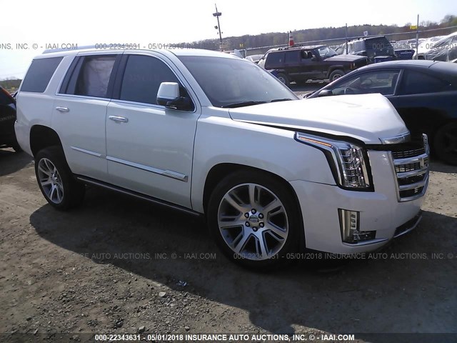 1GYS4NKJ2FR696925 - 2015 CADILLAC ESCALADE PREMIUM WHITE photo 1