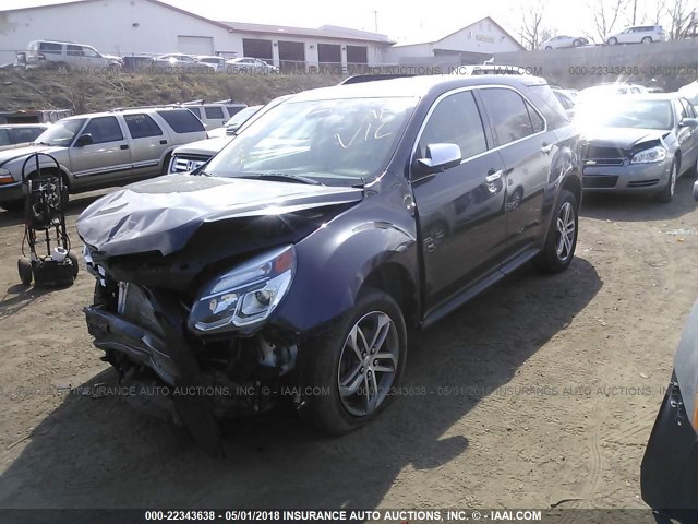 2GNFLGE30G6234824 - 2016 CHEVROLET EQUINOX LTZ Սև լուսանկար 2