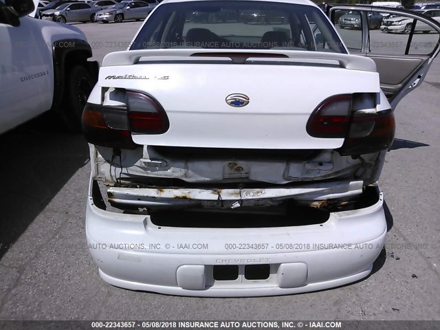 1G1NE52JX3M687665 - 2003 CHEVROLET MALIBU LS თეთრი ფოტო 6