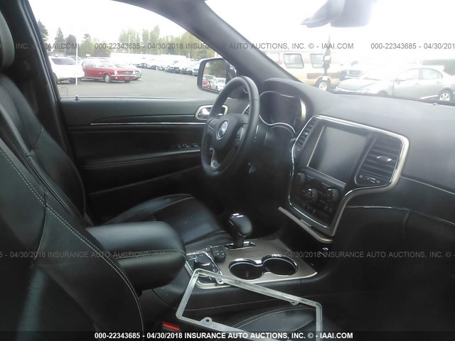 1C4RJFBG2FC639165 - 2015 JEEP GRAND CHEROKEE LIMITED GRAY photo 5