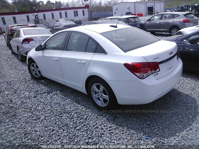 1G1PE5SB8G7195075 - 2016 CHEVROLET CRUZE LIMITED LT WHITE photo 3