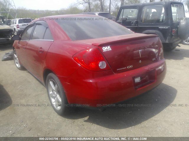 1G2ZG58N674203983 - 2007 PONTIAC G6 SE RED photo 3