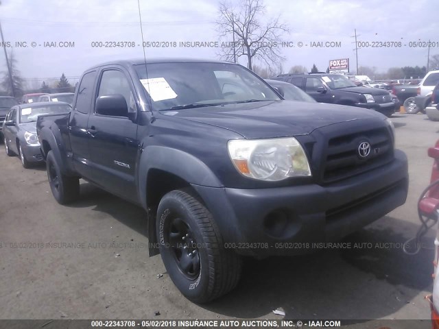 5TEUU42N37Z374702 - 2007 TOYOTA TACOMA ACCESS CAB Schwarz Foto 1