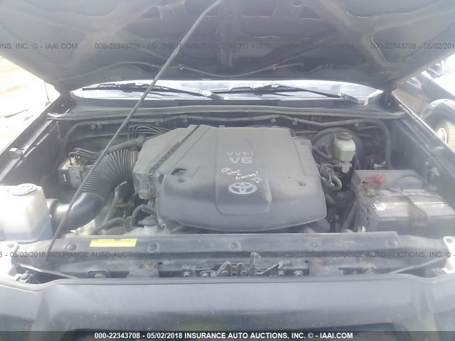 5TEUU42N37Z374702 - 2007 TOYOTA TACOMA ACCESS CAB Schwarz Foto 10