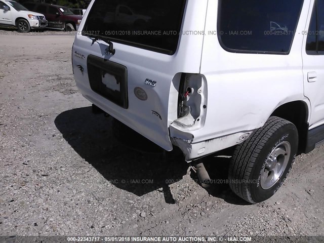 JT3GN86R8X0125038 - 1999 TOYOTA 4RUNNER SR5 WHITE photo 6